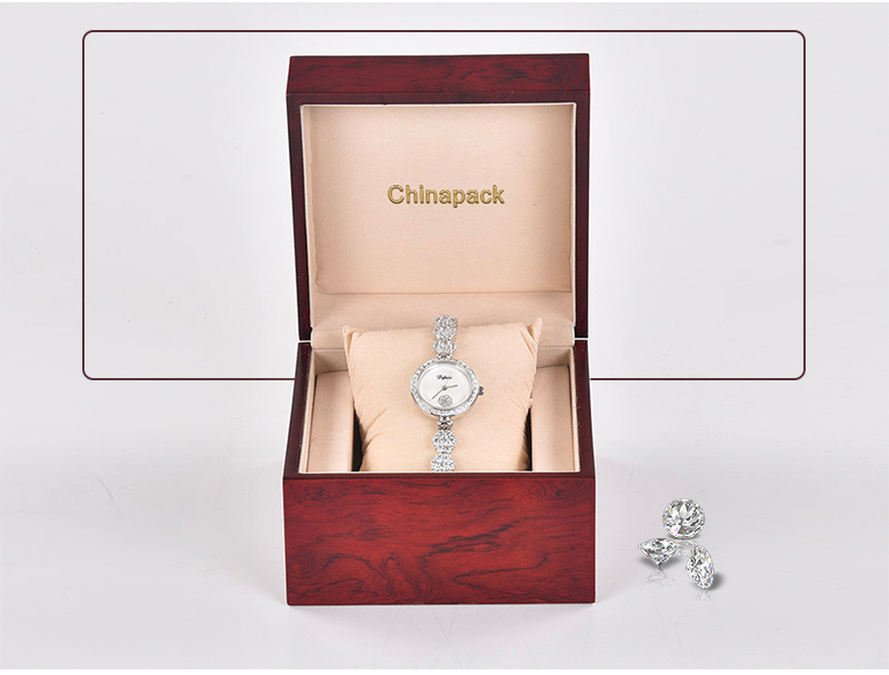 WWB004 wooden watch box with pillow