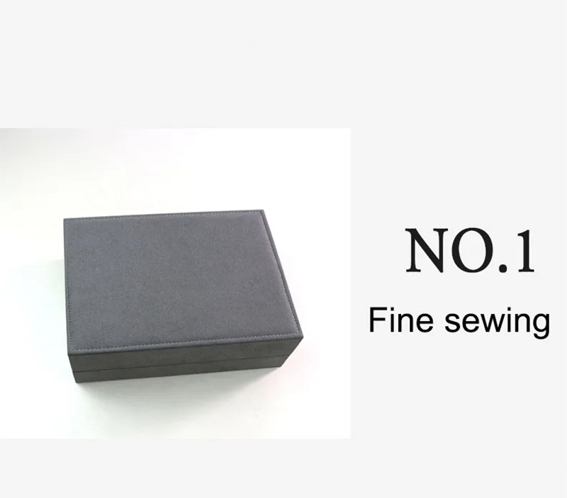 WWB011 gray suede watch box